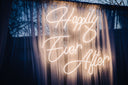 Happily Ever After Neon Sign-Large (Only available with Infinity Wedding Coordination Service purchase)