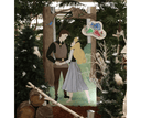Sleeping Beauty and Prince Wood Cutout
