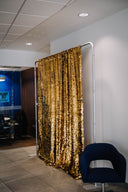 Backdrop Drape - Gold Sequin