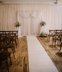 White Aisle Carpet