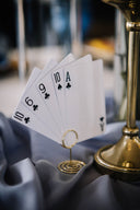 Table Number Holder-Gold Spiral