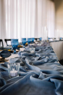 Chiffon Table Runner - Dusty Blue