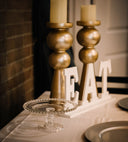 Small Glass Beaded Cake Stand