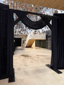 Black Wood Rectangle Arch (10ft)