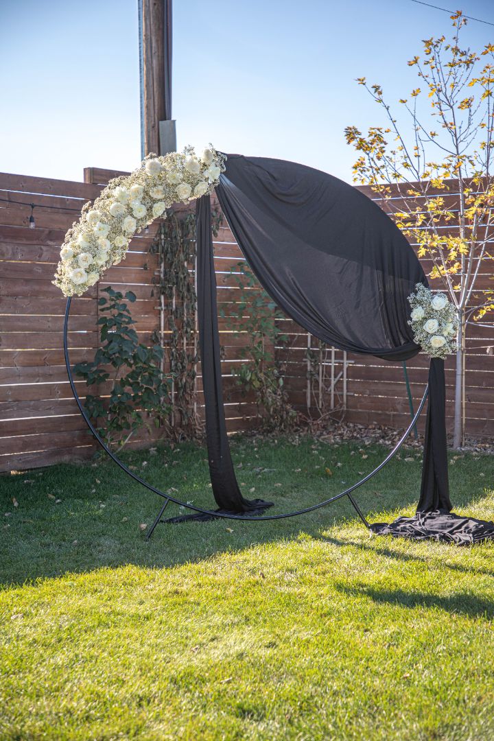 Black Circle Arch – Infinity Events & Decor