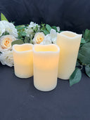 Flameless Pillar Candle - small (4")
