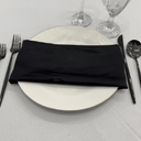 Napkin - Black Satin
