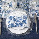 Napkin - French Toile Blue Polyester
