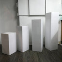 White Acrylic Pillars