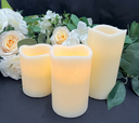 Flameless Pillar Candle - medium