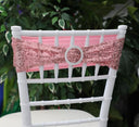 Chair Band with Broach - Sequin Rose Gold